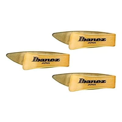 Image of IBANEZ Ultem PUL22M Thumb Picks Made in Japan Natural Pack of 3