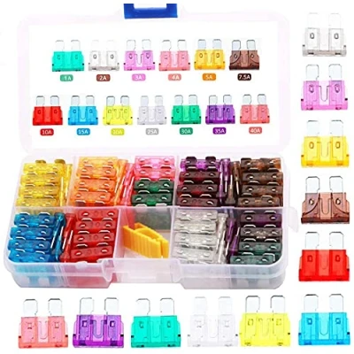 Image of RUNCCI YUN 90Pcs Standard Blade Fuse Set,Car Truck Fuses Set(1A 2A 3A 4A 5A 7.5A 10A 15A 20A 25A 30A 35A 40A)