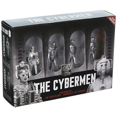 Image of Doctor Who Evolution Set 1 the Tenth Planet Invasion of Cybermen Box #3 Figurine Collection by Eaglemoss Collections