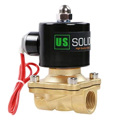 Image of 1/2&quot; Brass Electric Solenoid Valve 220V AC G Thread Normally Closed VITON from U.S. SOLID