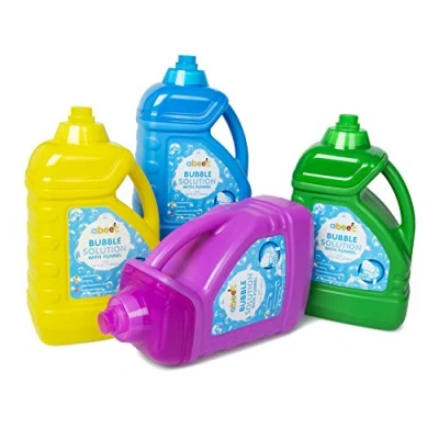 Image of abeec 1.8 Litre Bubble Solution 1 Bottle of Giant Mixture Bubbles For Kids Outdoor Assorted Colours