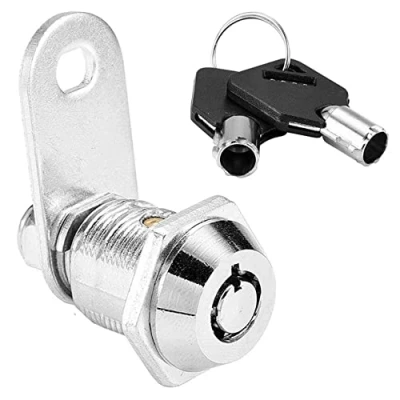 Image of Thread Tubular Cam Lock 16mm Zinc Alloy Security Mailbox with 2 Keys Cylinder for Cabinet Drawer Door Cupboard Letterbox (28mm)