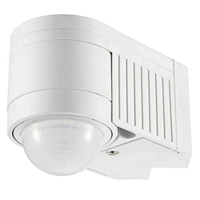 Image of Litecraft Luton 360 PIR Motion Sensor Outdoor Corner Mount Fitting (White, Single)