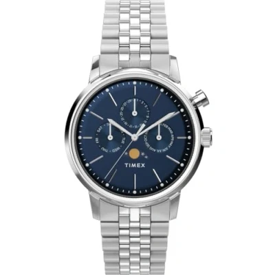 Image of Timex Men&#039;s Multi Dial Quartz Watch with Stainless Steel Strap TW2W51300