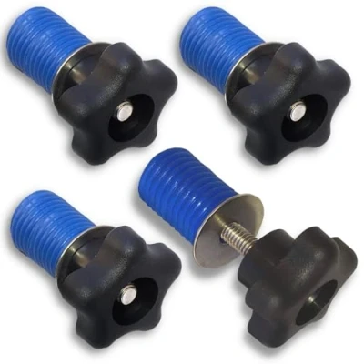 Image of GripPRO ATV Anchors to Fit Polaris Lock and Ride KNOB Tie Down Anchor Kit Set of 4 Accessories Fits RZR, Sportsman, Ace ATVs Secure Tools, Cooler, Gun Rack &amp; More