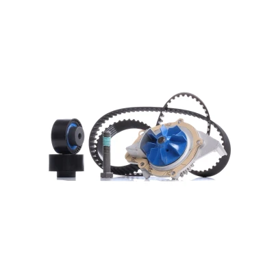 Image of SU001A0125 Water Pump + Timing Belt Kit SKF VKMC 03264 with gaskets/seals 146 rounded tooth profile Plastic PEUGEOT: 406 Coupe, Saloon
