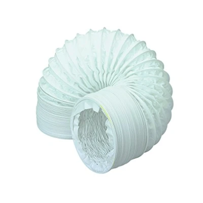 Image of 100mm x 2m White PVC Flexible Ducting Hose