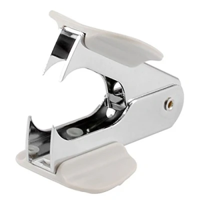 Image of Bordhap Students Steel Pine Style Staple Remover White for 24/6 26/6 Staples