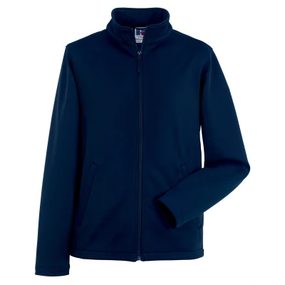 Image of Russell Athletic Mens Smart Soft Shell Jacket (French Navy) Size Large