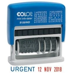 Image of Colop S120/WD Dial A Phrase Dater Stamp Self Inking 12 105016