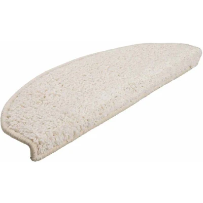 Image of vidaXL Stair Mats 30 pcs White 65x21x4 cm
