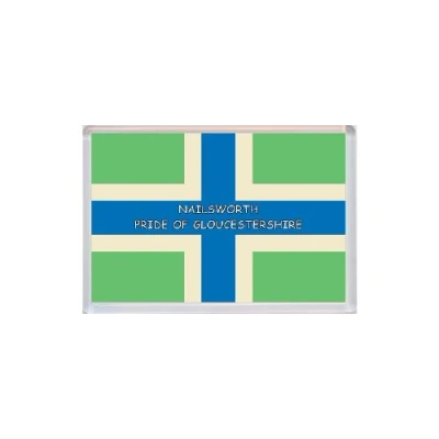 Image of Nailsworth Pride of Gloucestershire County Flag Jumbo Fridge Magnet