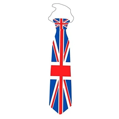 Image of Novelties Direct Union Jack Plastic Printed Tie