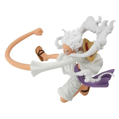 Image of BANPRESTO ONE PIECE Monkey.D.Luffy Gear 5 Fig. Battle Record Collection 13cm