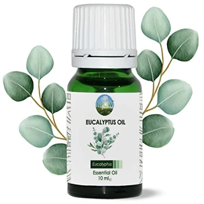 Image of NPOW Eucalyptus Essential Oils Organic for Diffusers, Aromatherapy Diffuser Oils, Pure Scented Oil Inhaling, Relaxation, Massage Therapy 10ml