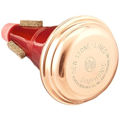Image of Humes &amp; Berg Mute New Stone Lined Symphonic Straight 106C Trumpet
