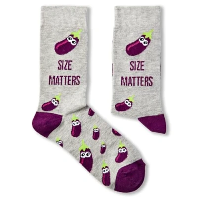 Image of Urban Eccentric Unisex Size Matters Socks Gift 1 Pair Cotton Rich Premium Novelty Gifts