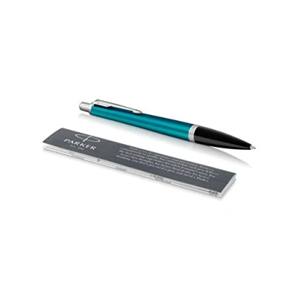 Image of PARKER Urban Ballpoint Pen, Vibrant Blue with Medium Point Black Ink Refill, Gift Box (1975428)