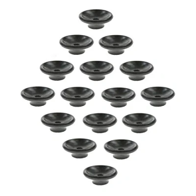 Image of 16 x BITS4REASONS MAYPOLE NEW MODEL MP995B PLASTIC TRAILER COVER TIE DOWN BUTTON HOOK CLEATS