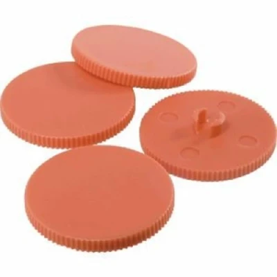 Image of Rapid 23001000 Punching Discs for the HDC150 Hole Punch, Plastic, Orange, 10