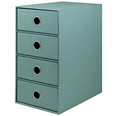 Image of Rössler Papier S.O.H.O. 1524452384 Drawer Box for DIN A5 with Finger Hole Opal 320 x 175 250 mm Pack of 1