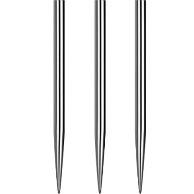 Image of Mission Darts Glide Steel Tip Dart Points Smooth Plain Spare Points, 40mm, Silver (#_1xX2430)