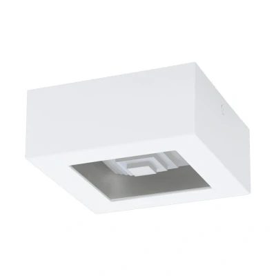 Image of EGLO Steel Wall/Ceiling Light 6.3 W 1 Bulb White