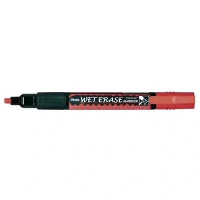 Image of Pentel Wet Erase Chalk Marker Medium Tip Red (Pack of 12)