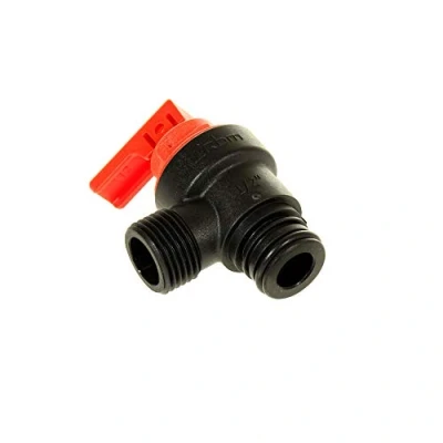 Image of Vaillant EcoTEC Pro/Plus &amp; EcoFIT 1/2&quot; Black Plastic Pressure Relief Valve (PRV) 0020275015 178985