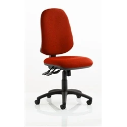 Image of Eclipse Plus XL Lever Task Operator Chair Bespoke Colour Tabasco Orange