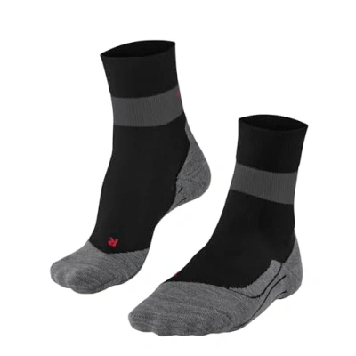Image of FALKE Women&#039;s RU Compression Stabilizing W SO Lyocell Functional Yarn With 1 Pair Running Socks, Black (Black Mix 3010) new, 2.5 3.5