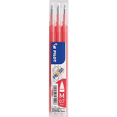 Image of Pilot Pen Frixion Ball 2261019F Refill Rollerball Thickness 0.7 mm Coral Erasable Pack of 3