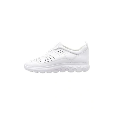 Image of Geox Women&#039;s D Spherica Sneaker, White, 5 UK