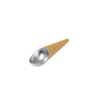 Image of Dexam 17891067 Ice Cream Cone &#039;Waffle&#039; Scoop, Zinc, White