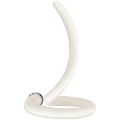 Image of Adaggio Iris Crystal Table Lamp, 8W LED, 3000K, 640lm, Polished Chrome/Frosted White, Made In Spain