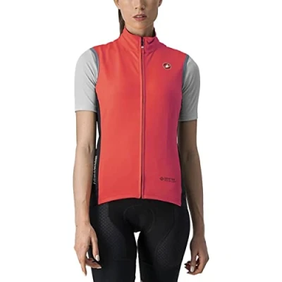 Image of CASTELLI 4519538 288 PERFETTO RoS W vest Sports Women&#039;s Brilliant Pink/Black L
