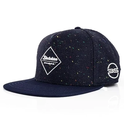 Image of Blackskies Re Snapback Hat Men Women Premium Baseball Cap Dad 5 Panel Strapback Hip Hop Urban Wool Blue