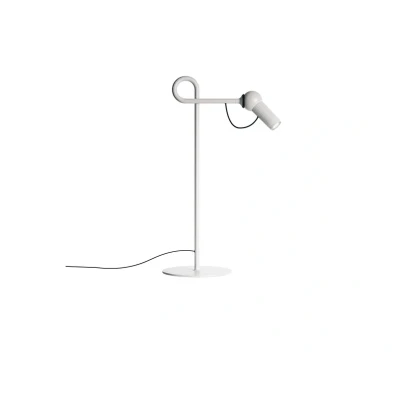 Image of Kundalini LED table lamp Bird, white, height 48 cm