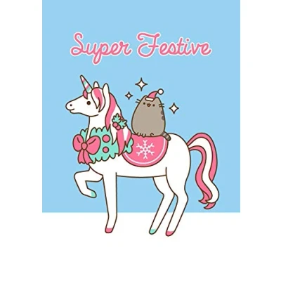 Image of Hype Cards Pusheen Christmas Super Festive Blank Card PUSHX14
