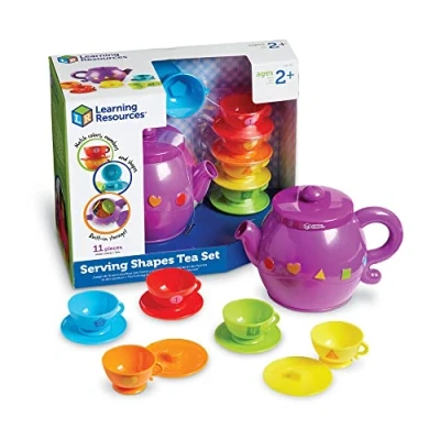Image of Learning Resources Serving Shapes Tea Set