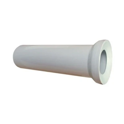 Image of 400mm Long White WC Toilet Waste Water Straight Pan Connector Soil Pipe 110mm