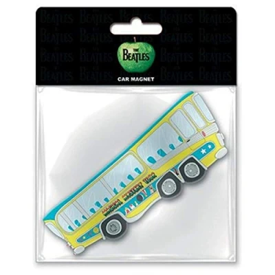Image of Beatles Car Magnet Magical Mystery Tour Bus