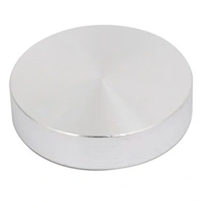 Image of sourcingmap 40mm Diameter 10mm Thickness M8 Thread Aluminum Disc Hardware for Glass Table