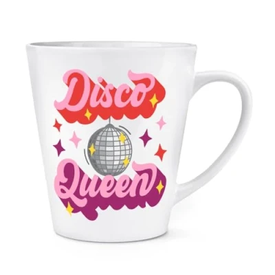 Image of Disco Queen 12oz Latte Mug Cup