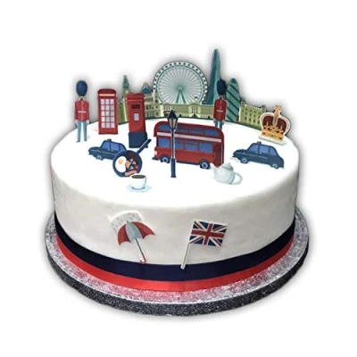 Image of Top That City of London Stand Up Cake Scene Made From Edible Wafer Paper Perfect for Decorating Your Cakes Easy to Use