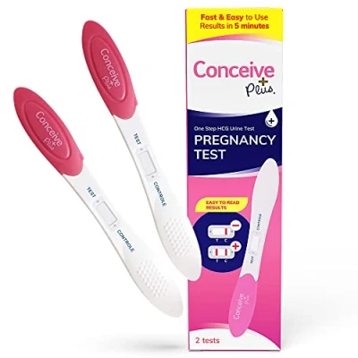Image of Conceive Plus Early Detection Midstream Pregnancy Test HCG 6 Days Sooner Easy to Use Discreet Highly Sensitive 10 MIU Rapid Results in 5 Minutes 2 Tests