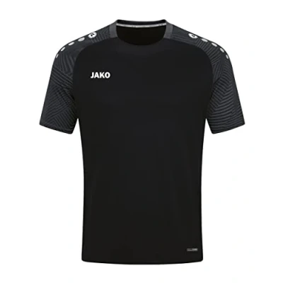 Image of JAKO Men&#039;s T Shirt Performance, Black/Anthra Light, L