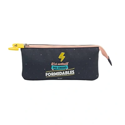Image of Mr. Wonderful WOA2212161FRZ0 Triple Pencil Case D&#039;ici Will Come Out of Terrific Things Multi Coloured