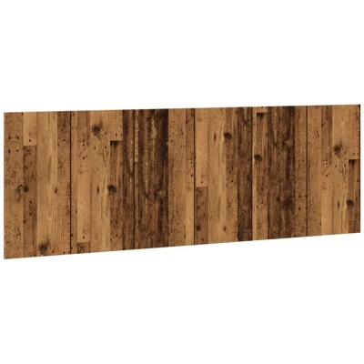 Image of vidaXL Wall Headboard Old Wood 240x1.5x80 cm Engineered