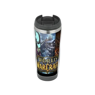 Image of Profiles World of Warcraft Travel Mug, Thermal Insulated Cup for Hot and Cold Beverages Drinks